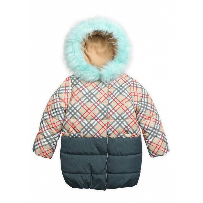Пальто для девочек, рост 104 см, цвет бежевый от компании Интернет-гипермаркет «MALL24» - фото 1