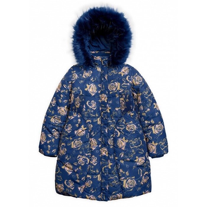 Пальто для девочек, рост 158 см, цвет тёмно-синий от компании Интернет-гипермаркет «MALL24» - фото 1