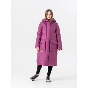 Пальто зимнее для девочки "Калиста", рост 152 см, цвет фуксия