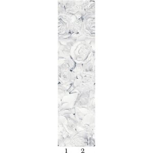 Панель потолочная PANDA Цветы добор 4145 (упаковка 4 шт. 3х0,25 м