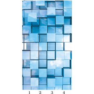 Панель потолочная PANDA Куб панно 4170 (упаковка 4 шт. 1,8х1 м