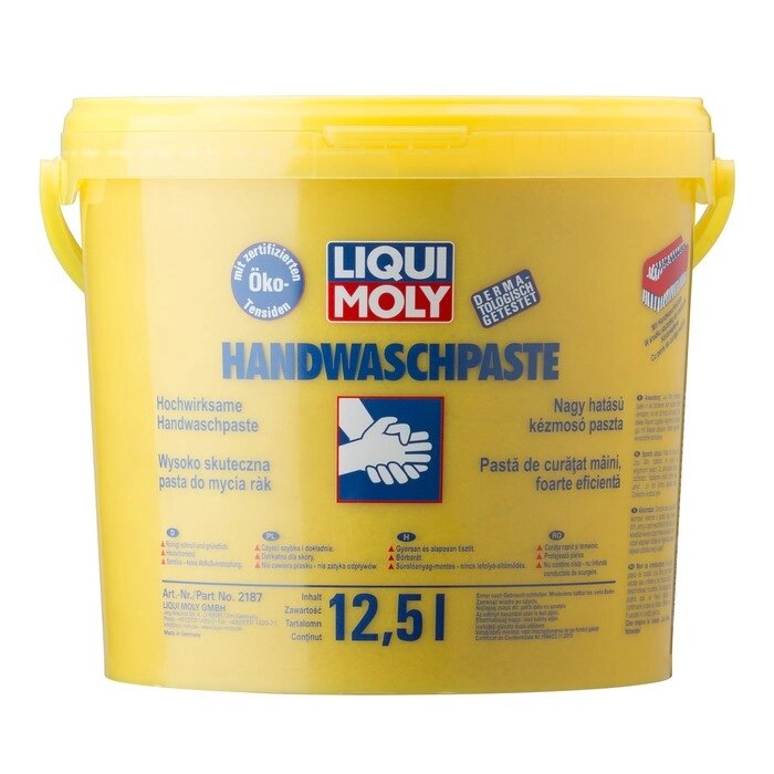 Паста для мытья рук LiquiMoly Handwasch-Paste, 12,5 л (2187) от компании Интернет-гипермаркет «MALL24» - фото 1