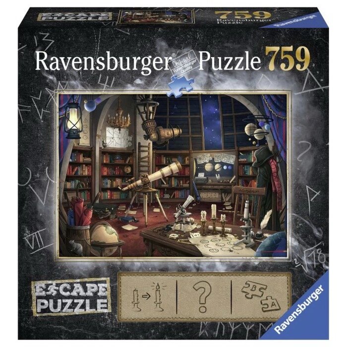 Пазл-квест Ravensburger "Обсерватория", 759 элементов от компании Интернет-гипермаркет «MALL24» - фото 1