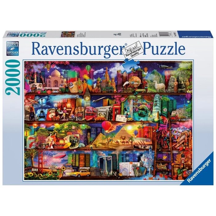 Пазл Ravensburger "Книжный мир", 2000 элементов от компании Интернет-гипермаркет «MALL24» - фото 1