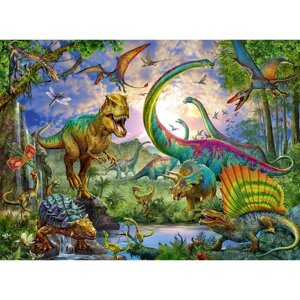 Пазл Ravensburger "Мир динозавров", 200 элементов