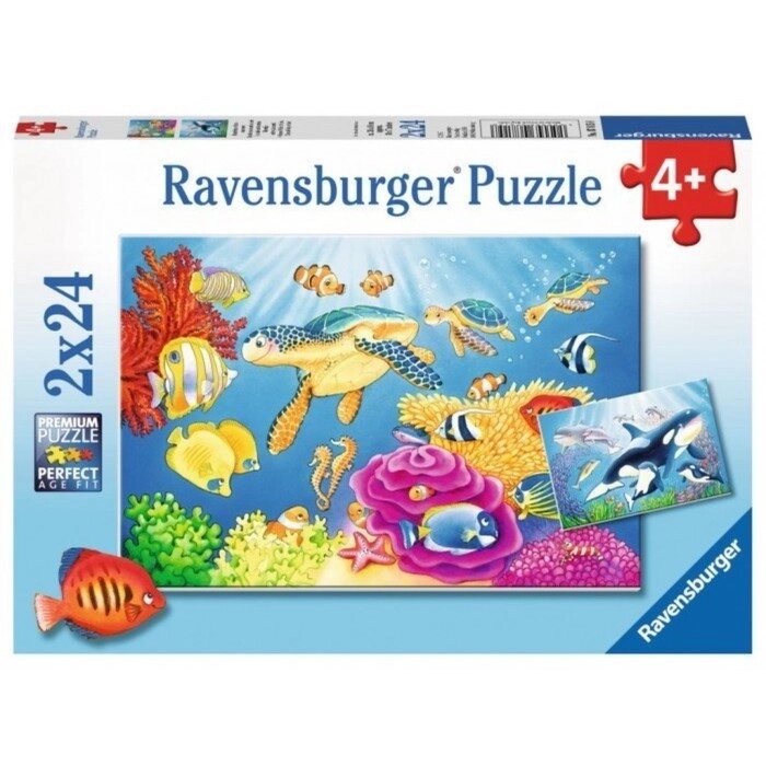 Пазл Ravensburger "На глубине моря", 24 элемента от компании Интернет-гипермаркет «MALL24» - фото 1