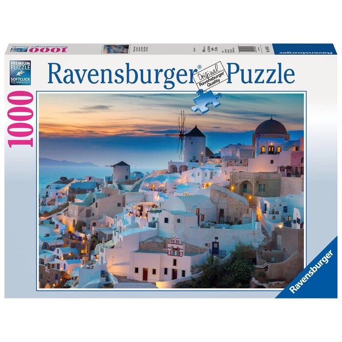 Пазл Ravensburger "Вечерний Санторини", 1000 элементов от компании Интернет-гипермаркет «MALL24» - фото 1