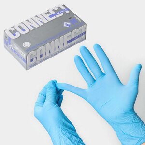 Перчатки connect nitrile смотр. нестер. нитрил. (PULIN) (6 (S 200 шт/уп (100 пар)