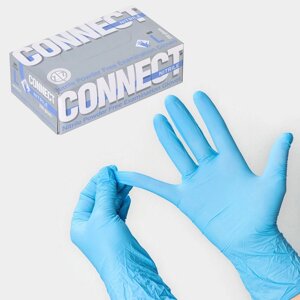 Перчатки connect nitrile смотр. нестер. нитрил. (PULIN) (8 (L 200 шт/уп (100 пар)