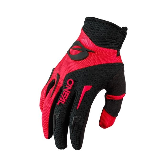 Перчатки для езды на мототехнике O'NEAL ELEMENT 21, мужские, красный/черный, L от компании Интернет-гипермаркет «MALL24» - фото 1