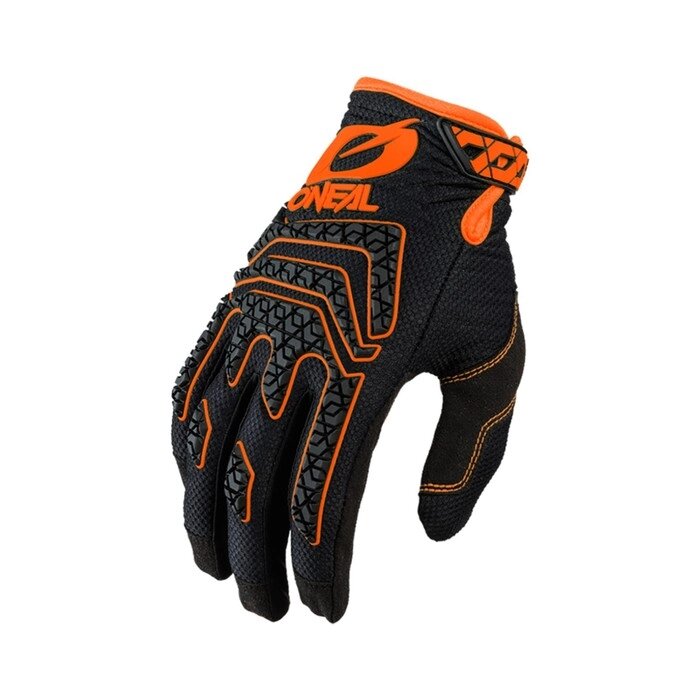 Перчатки для езды на мототехнике O'NEAL SNIPER ELITE, мужские, черный/оранжевый, L от компании Интернет-гипермаркет «MALL24» - фото 1
