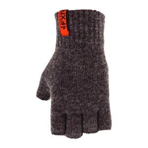 Перчатки FXR Half Finger Wool, размер M, чёрный