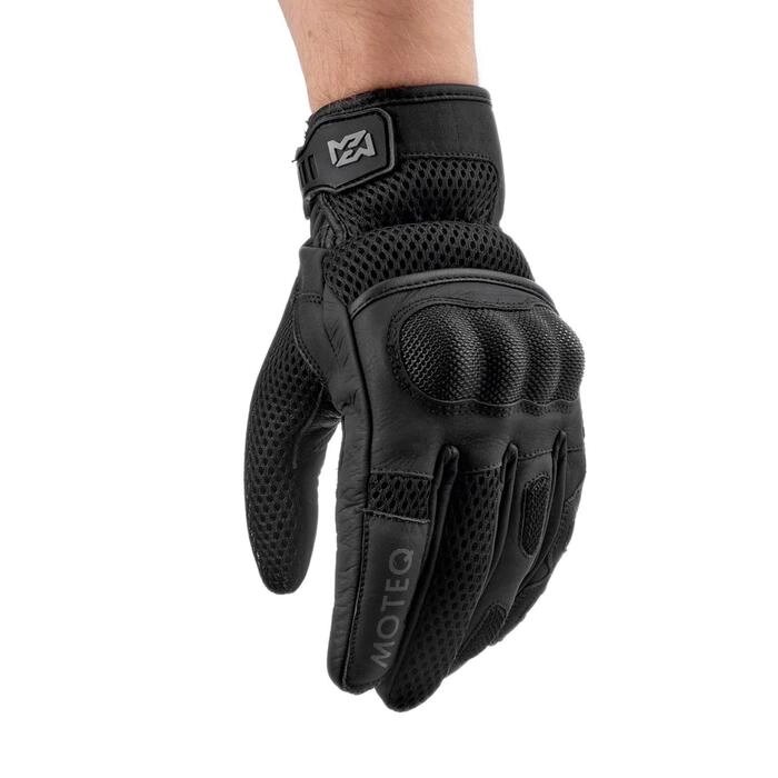 Перчатки сетка MOTEQ Breath размер S, цвет черный от компании Интернет-гипермаркет «MALL24» - фото 1