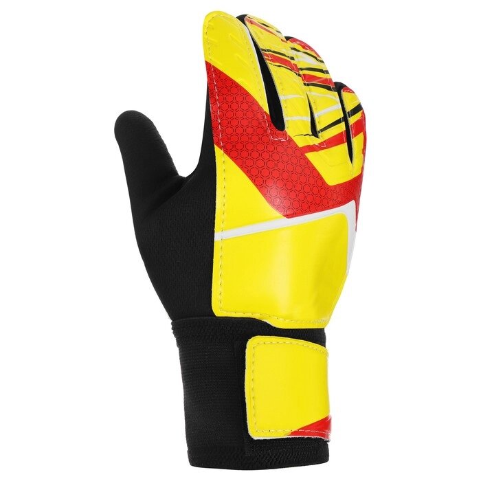 Перчатки вратарские, размер 9, цвет жёлтый от компании Интернет-гипермаркет «MALL24» - фото 1