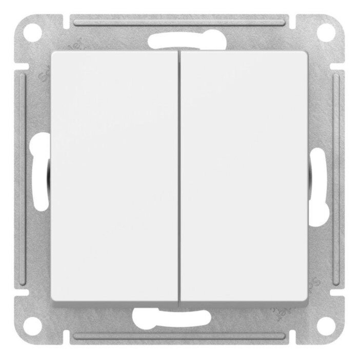 Переключатель перекрестный 2-кл. AtlasDesign 2хсх. 7 10АХ механизм лотос SE ATN001373 от компании Интернет-гипермаркет «MALL24» - фото 1