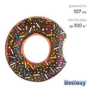 Круг для плавания "Пончик", d=107 см, от 12 лет, цвета МИКС, 36118 Bestway