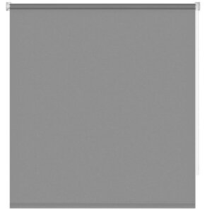 Рулонная штора "Плайн", 100х160 см, цвет серый