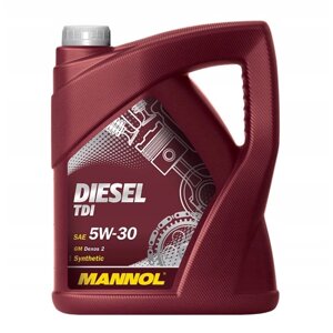 Масло моторное MANNOL 5w30 син. Diesel TDI, 5 л