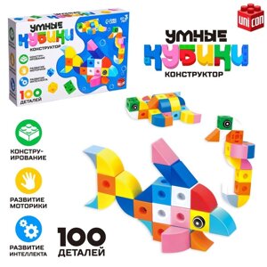 UNICON Конструктор "Умные кубики", 100 деталей