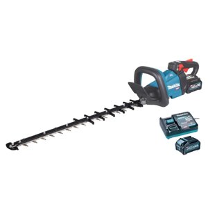 Кусторез аккумуляторный Makita UH006GRF, 40 В, 4 Ач, лезвие 60 см, 2000-4000 рез/мин