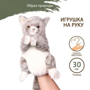 Игрушка мягкая на руку Hansa "Кошка", 30 см