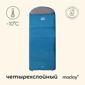 Спальник 4 х слойный, правый, одеяло+подг. 220*90 см, -10/+5 camping comfort cold (таффета/э