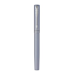 Ручка-роллер Parker VECTOR XL SILVER BLUE, тонкая 0.5мм, подар/уп 2159775