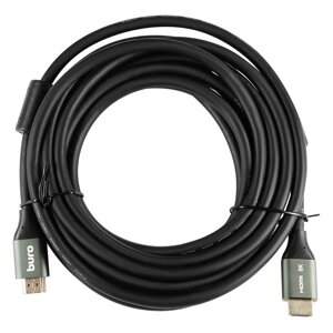 Кабель аудио-видео Buro HDMI (m)/HDMI (m) 5м. феррит. кольца позолоч. конт. черный (BHP-HDMI- 107481