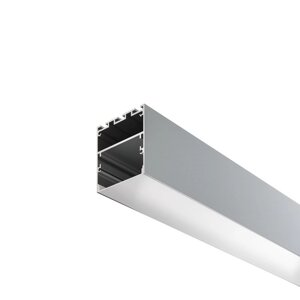 Алюминиевый профиль подвесной-накладной Led Strip ALM-5050-S-2M, 200х5х5 см, цвет серебро