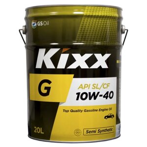 Масло моторное Kixx G SL 10W-40 Gold, 20 л