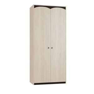 Шкаф 2-х дверный для одежды "Ева", 940 524 2168 мм, цвет дуб сонома / дуб венге