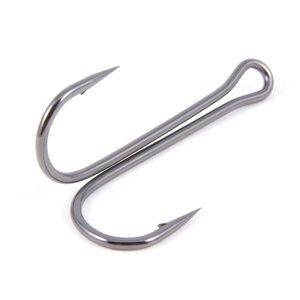 Крючок Namazu Double Hook Long, размер 40 INT, цвет BN, двойник, 40 шт.