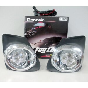 Фара противотуманная светодиодная TY-185E-1W LED, Toyota Corolla 2010-2013 г, хром