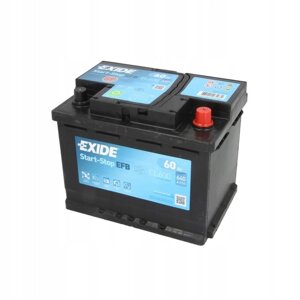 Аккумуляторная батарея Exide 60 Ач о/п Start-Stop EFB EL600, обратная полярность