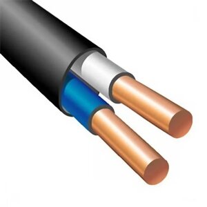 Кабель ВВГ-Пнг (А) 2х2.5 ОК (N) 0.66кВ (уп. 100м) ПромЭл 872002748