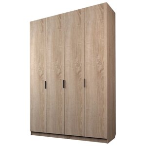 Шкаф 4-х дверный "Экон", 16005202300 мм, цвет дуб сонома