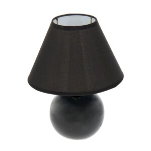 Лампа настольная "Шар черный" 25 см, 220V