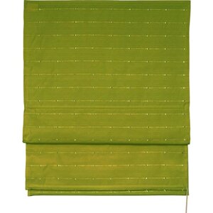 Римская штора "Терра", размер 140х160 см, цвет зелёный