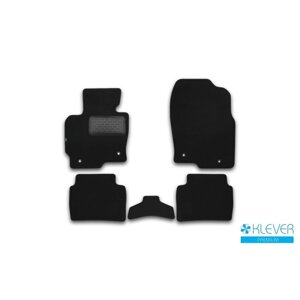 Коврики в салон Klever Premium MAZDA CX5 АКПП 2011-2016, внед., 5 шт. (текстиль)