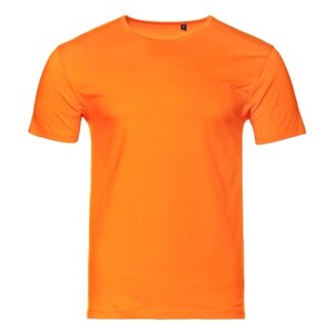 Футболка мужская, размер XS, цвет оранжевый