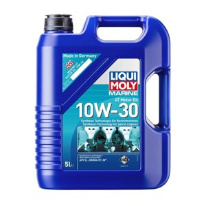 Масло моторное LiquiMoly Marine 4T Motor Oil 10W-30, НС-синтетическое, 5 л