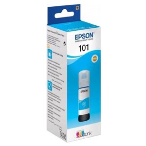 Картридж струйный Epson L101 C13T03V24A синий для Epson L4150/L4160/L6160/L6170/L6190