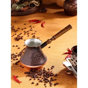 Турка для кофе "Армянская джезва", медная, средняя, 720 мл