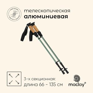 Палки треккинговые maclay Alu 100, телескопические, 2 шт.