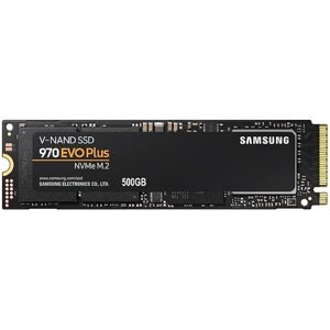 Накопитель SSD Samsung 970 EVO Plus M. 2 2280 MZ-V7S500BW, 500Гб, PCI-E x4