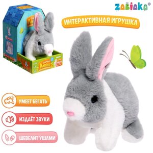 ZABIAKA Интерактивная игрушка "Зайчик Лакки" SL-06242 звук, ходит, МИКС