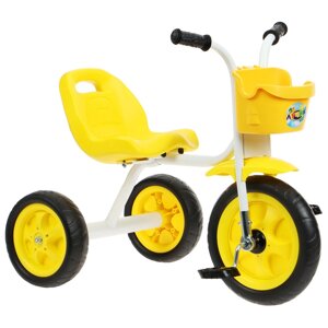 Велосипед трёхколёсный Лучик trike 4, цвет жёлтый