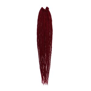 Афрокосы, 60 см, 18 прядей (CE), цвет бордовый