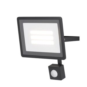 Прожектор Outdoor FL001-L30B6KSR Flood, 160х29х172 мм, LED, 30Вт, 2100Лм, 6500К, цвет чёрный