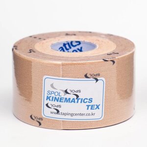 Кинезио тейп Spol Tape 3.75 см x 5 м, бежевый